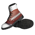 American Football Ball Print Backpack