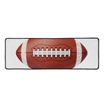American Football Ball Print Long Kitchen Mat