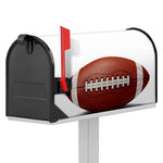 American Football Ball Print Mailbox Cover