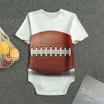 American Football Ball Print Men's Bodysuit