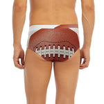 American Football Ball Print Men's Briefs
