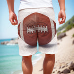 American Football Ball Print Men's Cargo Shorts