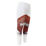 American Football Ball Print Men's Compression Pants