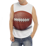 American Football Ball Print Men's Fitness Tank Top