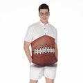 American Football Ball Print Men's Romper