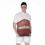 American Football Ball Print Men's Rompers