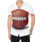 American Football Ball Print Men's Shirt