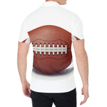American Football Ball Print Men's Shirt
