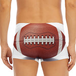 American Football Ball Print Men's Short Boxer Briefs