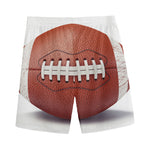 American Football Ball Print Men's Sports Shorts