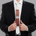 American Football Ball Print Necktie