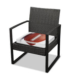 American Football Ball Print Outdoor Seat Cushion Cover