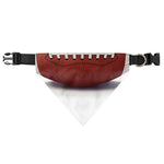 American Football Ball Print Over The Collar Dog Bandana