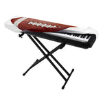 American Football Ball Print Piano Keyboard Cover