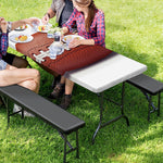 American Football Ball Print Picnic Table Cover
