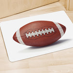 American Football Ball Print Polyester Doormat