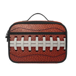 American Football Ball Print Portable Lunch Bag