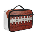 American Football Ball Print Portable Lunch Bag