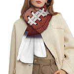 American Football Ball Print Scarf