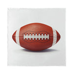 American Football Ball Print Silk Bandana