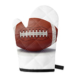 American Football Ball Print Single Oven Mitt