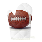 American Football Ball Print Single Oven Mitt