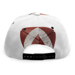 American Football Ball Print Snapback Cap