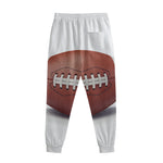American Football Ball Print Sweatpants