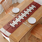 American Football Ball Print Table Runner