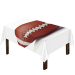 American Football Ball Print Tablecloth