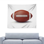American Football Ball Print Tapestry