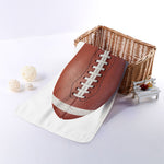 American Football Ball Print Towel