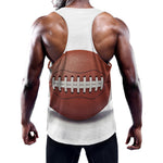 American Football Ball Print Training Tank Top