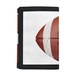 American Football Ball Print Trifold Wallet