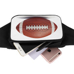 American Football Ball Print Waist Bag