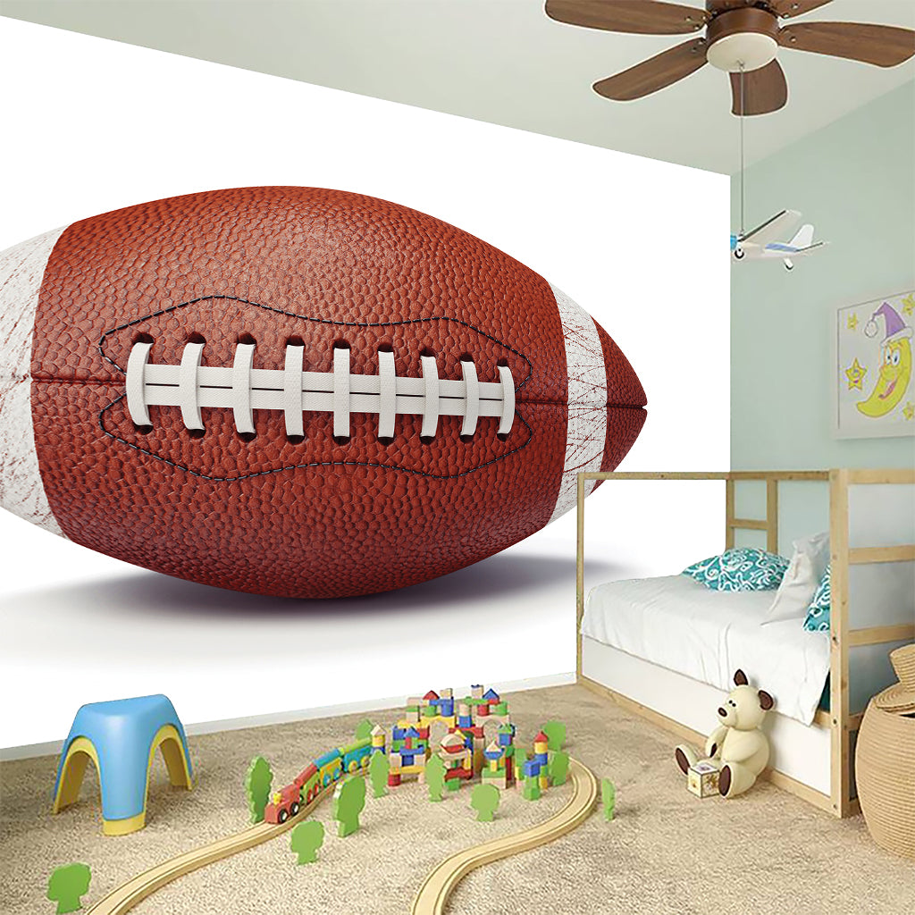 American Football Ball Print Wall Sticker