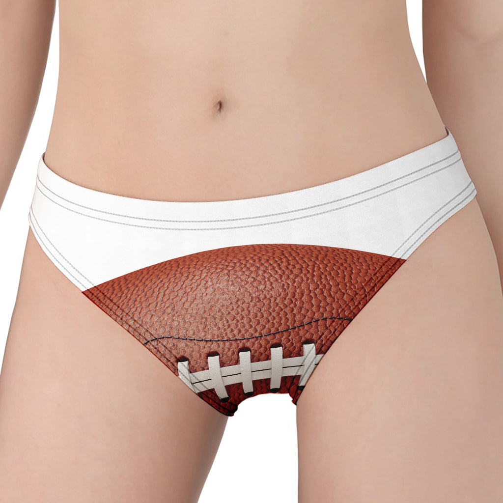 American Football Ball Print Women's Panties