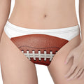 American Football Ball Print Women's Thong