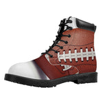 American Football Ball Print Work Boots