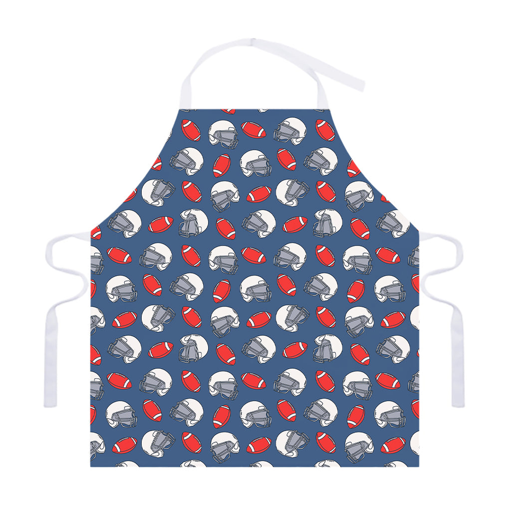 American Football Pattern Print Adjustable Apron