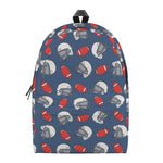 American Football Pattern Print Backpack