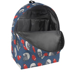 American Football Pattern Print Backpack