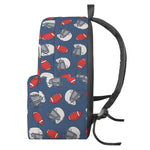 American Football Pattern Print Backpack