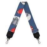 American Football Pattern Print Bag Strap