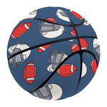 American Football Pattern Print Basketball