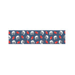 American Football Pattern Print Bed Runner
