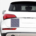 American Football Pattern Print Car Sticker