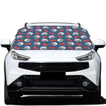American Football Pattern Print Car Windshield Snow Cover