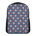 American Football Pattern Print Casual Backpack