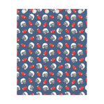 American Football Pattern Print Curtain